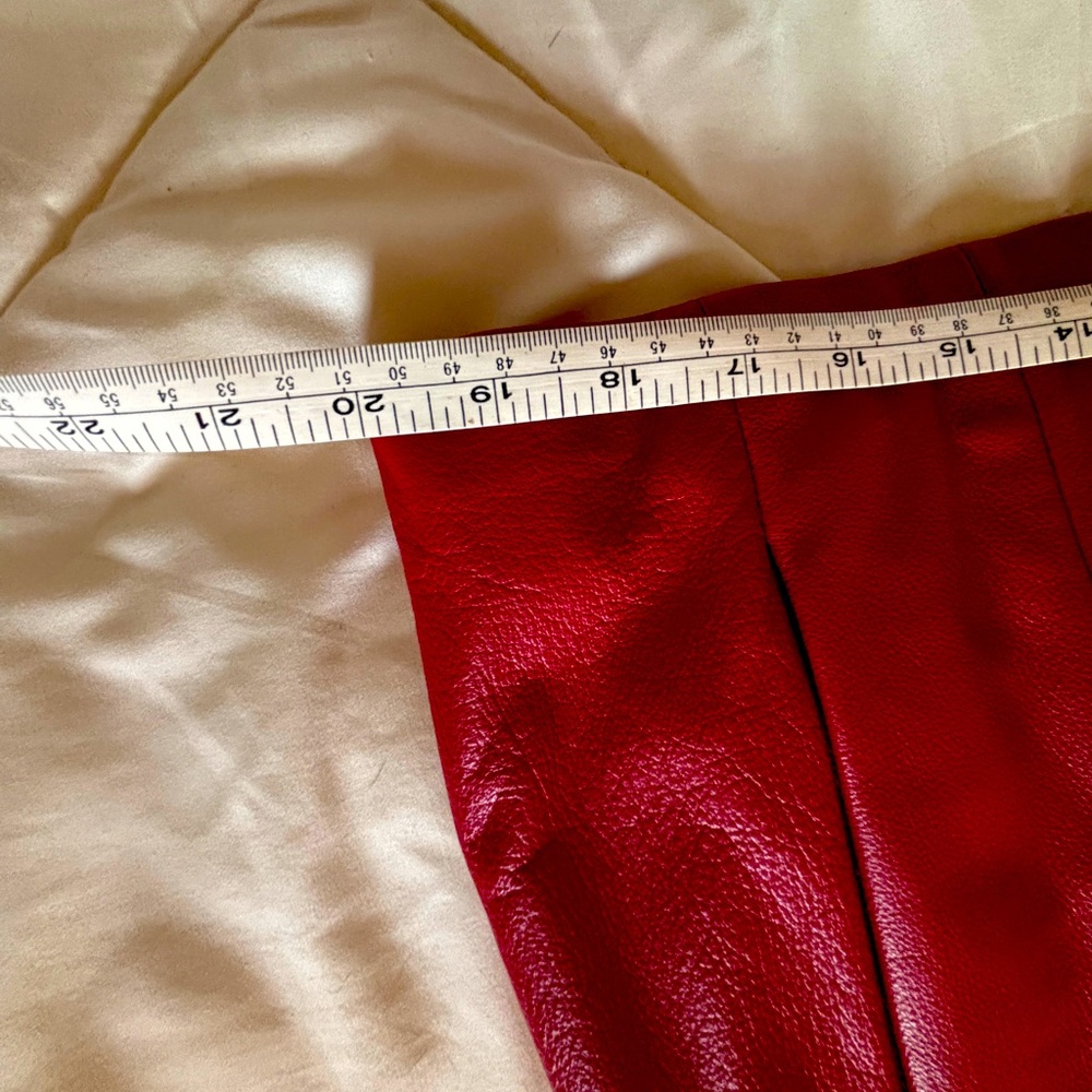 Ladies Vintage Wilsons Leather Thinsulate Red Leather Coat.  Size Small. NTN - Picture 10 of 12